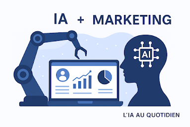 Image illustrant l'influence de l'IA sur l'analyse Marketing